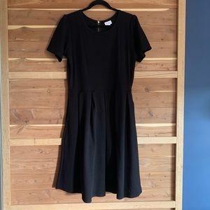 2xl solid black Lularoe Amelia